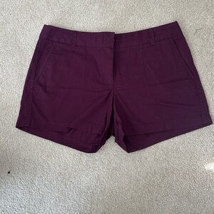 [J. Crew] Women's Deep Purple Chino Shorts